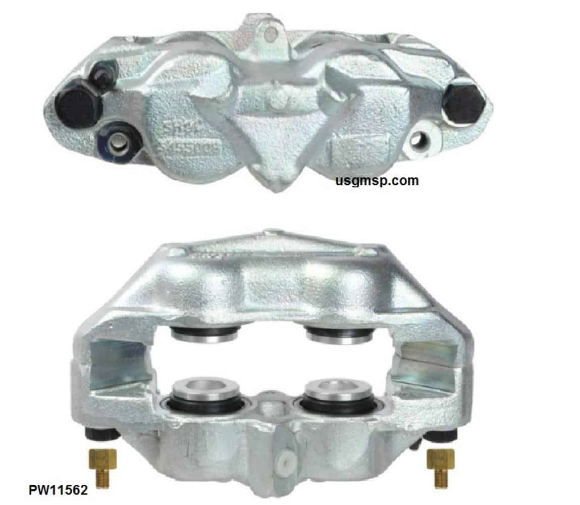 Caliper: Front 67-68 4 piston Pontiac GTO Firebird, Buick Skylark ORIGINAL (ea)